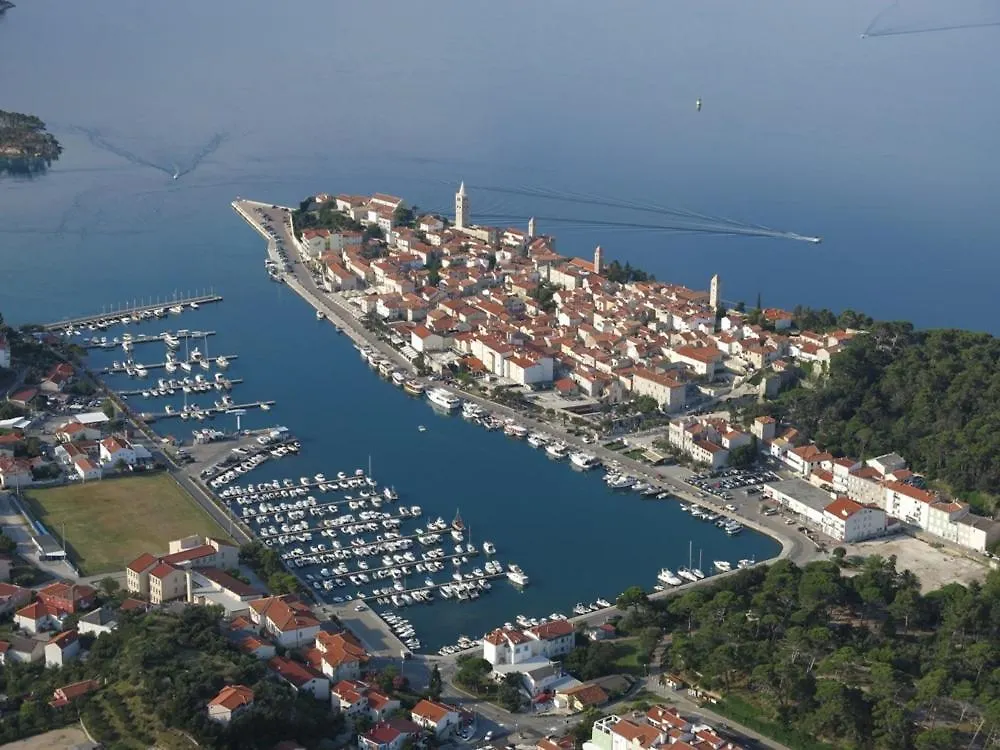 Rab From Above Studio Apartment location